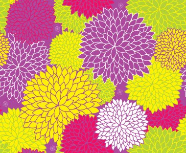 Kusursuz çiçek deseni