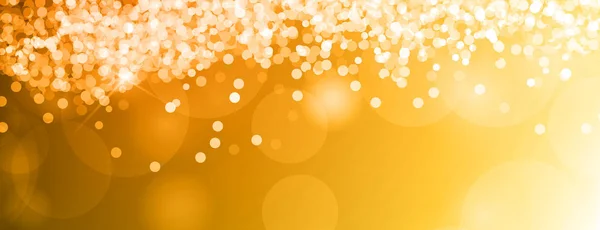 Banner com efeito confete e bokeh —  Vetores de Stock