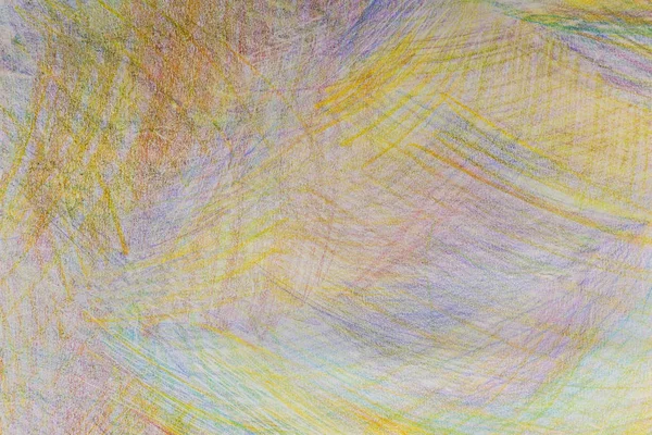 Pinceladas de lápices de colores en el papel — Foto de Stock