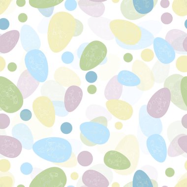 Paskalya konulu kesintisiz yinelenen desen