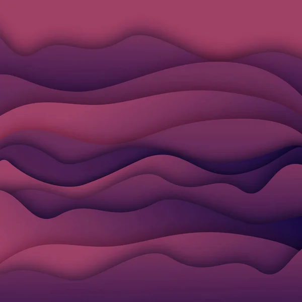 Kleurovergang papier knippen patroon achtergrond — Stockvector
