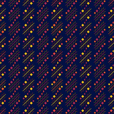 Geometrik şekiller oluşan sorunsuz yinelenen desen