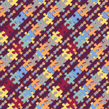 Bulmaca oluşan sorunsuz yinelenen desen