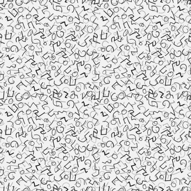 Dikişsiz yinelenen desen soyut hiyeroglif oluşan