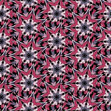 Renkli mandalalar sorunsuz yinelenen desen