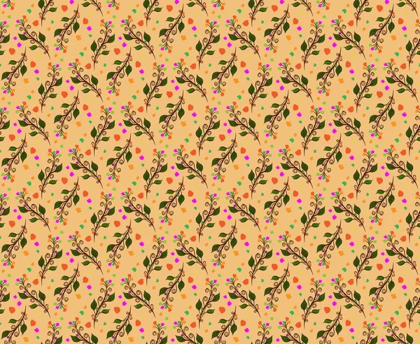 Kır çiçekleri sorunsuz yinelenen desen