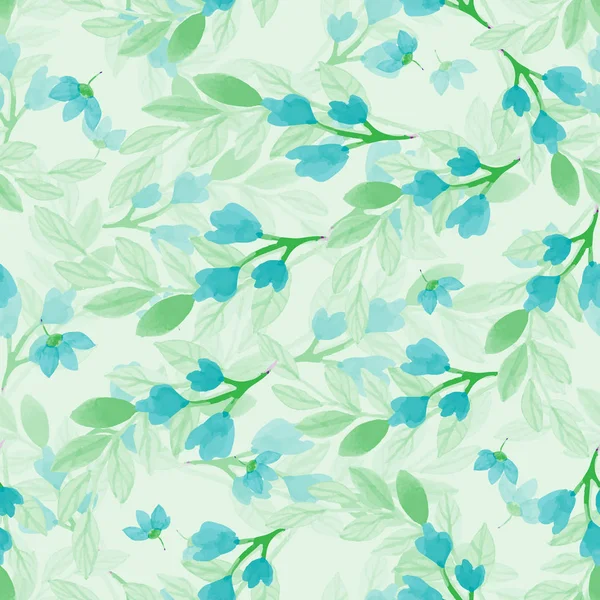 Motif Floral Répétitif Sans Couture — Image vectorielle