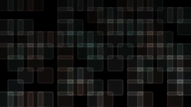 4k анимированных движущихся квадратов фона — стоковое видео
