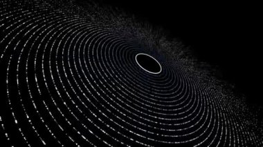 4k animasyon parçacık tüneli