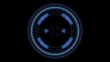 Canlandırılmış 4k teknolojili holografik arayüz