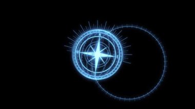 Canlandırılmış 4k teknolojili holografik arayüz