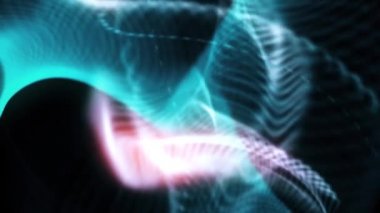 4k canlandırılmış arkaplan bir plazma pıhtısını simüle ediyor