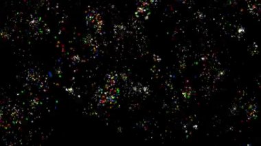 4k canlandırılmış soyut festival arkaplanı