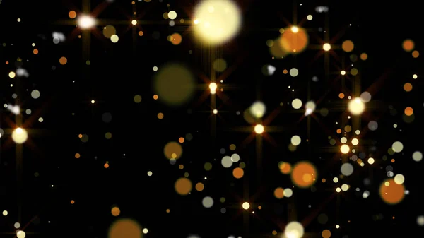 Beautiful festive background made of circles and stars. — Stock Photo, Image
