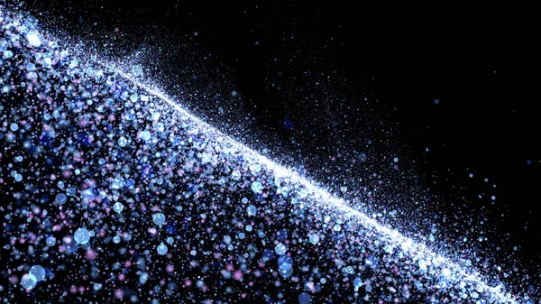 Abstract futuristic particle background