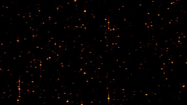 Animated Background Luminous Sparkles — Stock Video