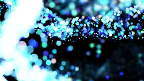 Animated Particles Quantum World — Stock Video