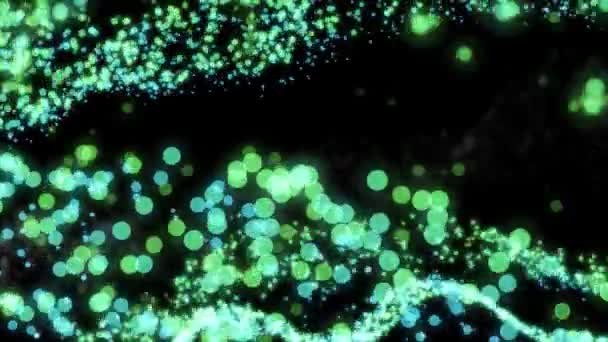 Partículas Animadas Del Mundo Cuántico — Vídeo de stock