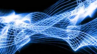 Soyut 4k animasyonlu dalgalı çizgiler arka plan