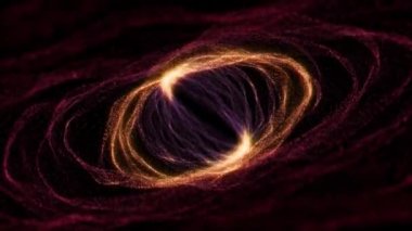 4k canlandırılmış soyut uzay tozu arkaplanı