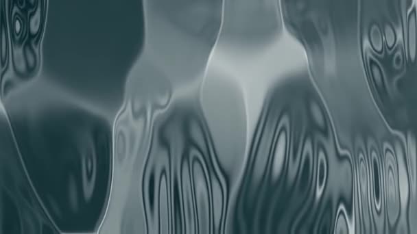 4K仿制液态金属的抽象纹理 — 图库视频影像