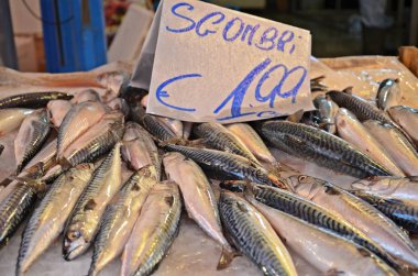 Palermo piyasada balık