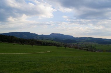 Avusturya, Alp dağları ve manzara, dağlarda yürüyüş..