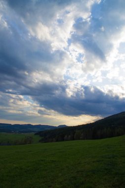 Avusturya, Alp dağları ve manzara, dağlarda yürüyüş..