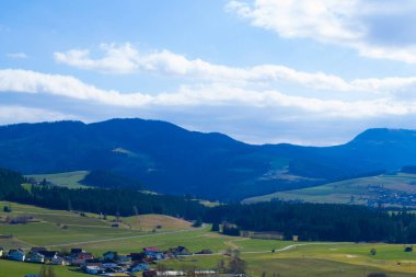 Avusturya, Alp dağları ve manzara, dağlarda yürüyüş..