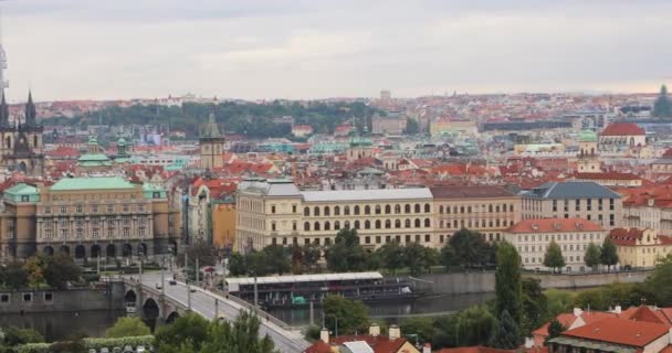 Panorama de Praga — Vídeo de stock