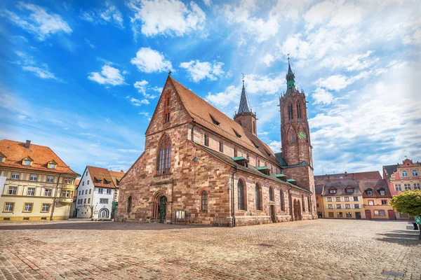 Katedrála na náměstí blízkosti Münsterplatz Villingen-Schwenningen — Stock fotografie