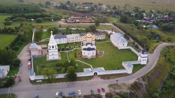 Mozhaysky Luzhetsky Ферапонтов mannens kloster i Mozhaysk, Ryssland — Stockvideo