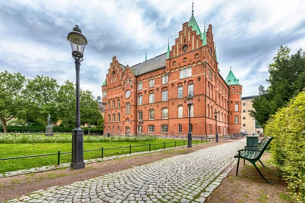 Byggnaden av Stadsbiblioteket i Malmö, Sverige — Stockfoto