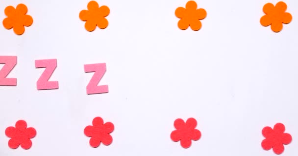 İngiliz alfabesinin Z harfi. — Stok video