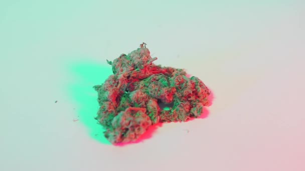 Dispositivos de cannabis y vidrio para su uso — Vídeos de Stock