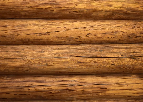 Přírodní zpracované dřevo, kláda. Struktura dřeva, pozadí. — Stock fotografie