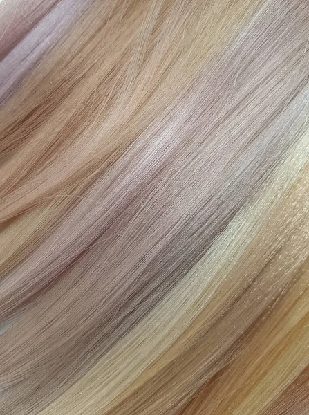 Eine Palette Von Farbtönen Für Blonde Haare Einem Schönheitssalon — Stockfoto