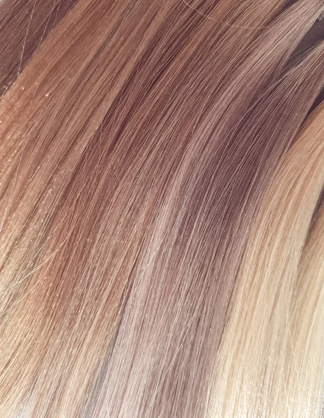 Eine Palette Von Farbtönen Für Blonde Haare Einem Schönheitssalon — Stockfoto