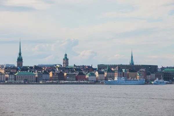 Güzel süper geniş açı panoramik hava görünümünü Stokholm, S