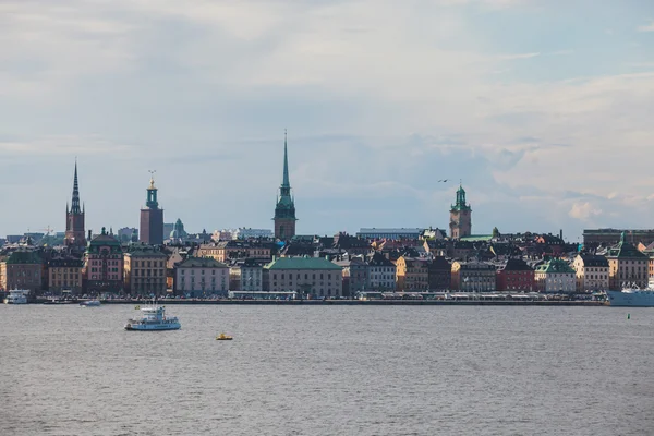 Güzel süper geniş açı panoramik hava görünümünü Stokholm, S