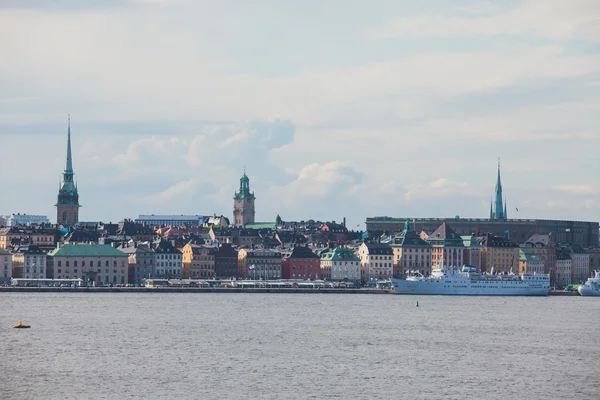 Güzel süper geniş açı panoramik hava görünümünü Stokholm, S