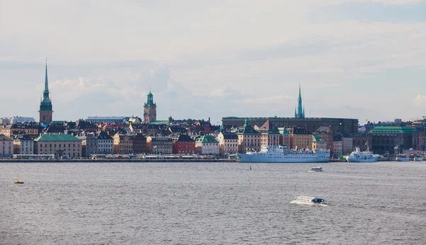 Güzel süper geniş açı panoramik hava görünümünü Stokholm, S