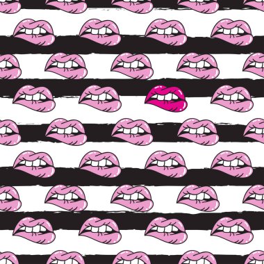 dudak, ağız ile Seamless Modeli