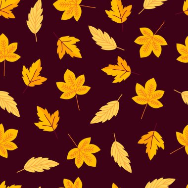 Dikişsiz sonbahar desen