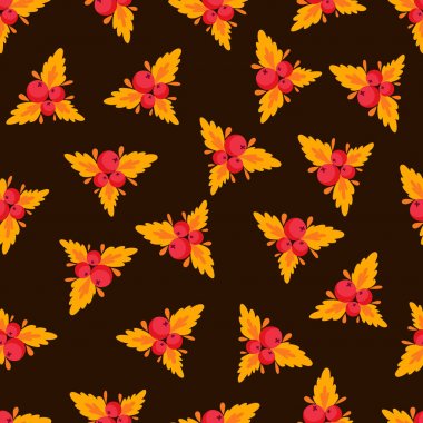 Dikişsiz sonbahar desen