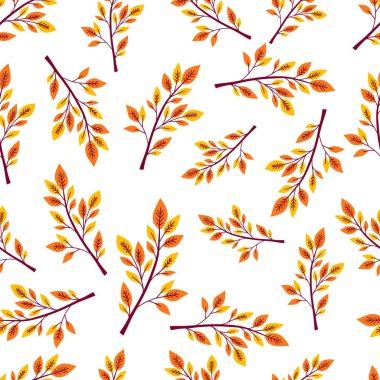 Dikişsiz sonbahar desen