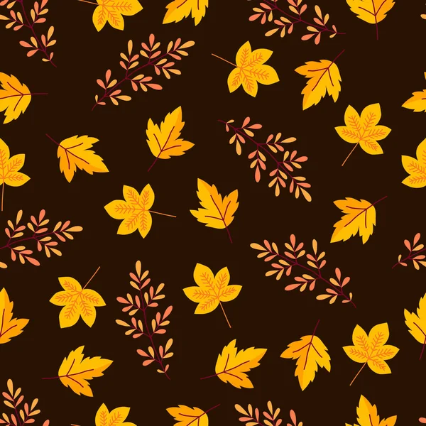 Dikişsiz sonbahar desen