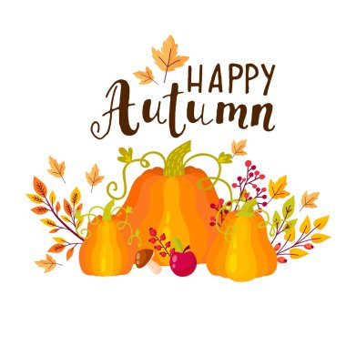 sonbahar tebrik kartı