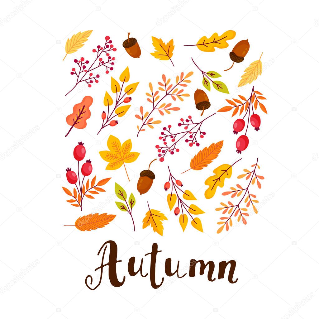 Autumn greeting card