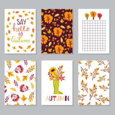 Set sonbahar kartları